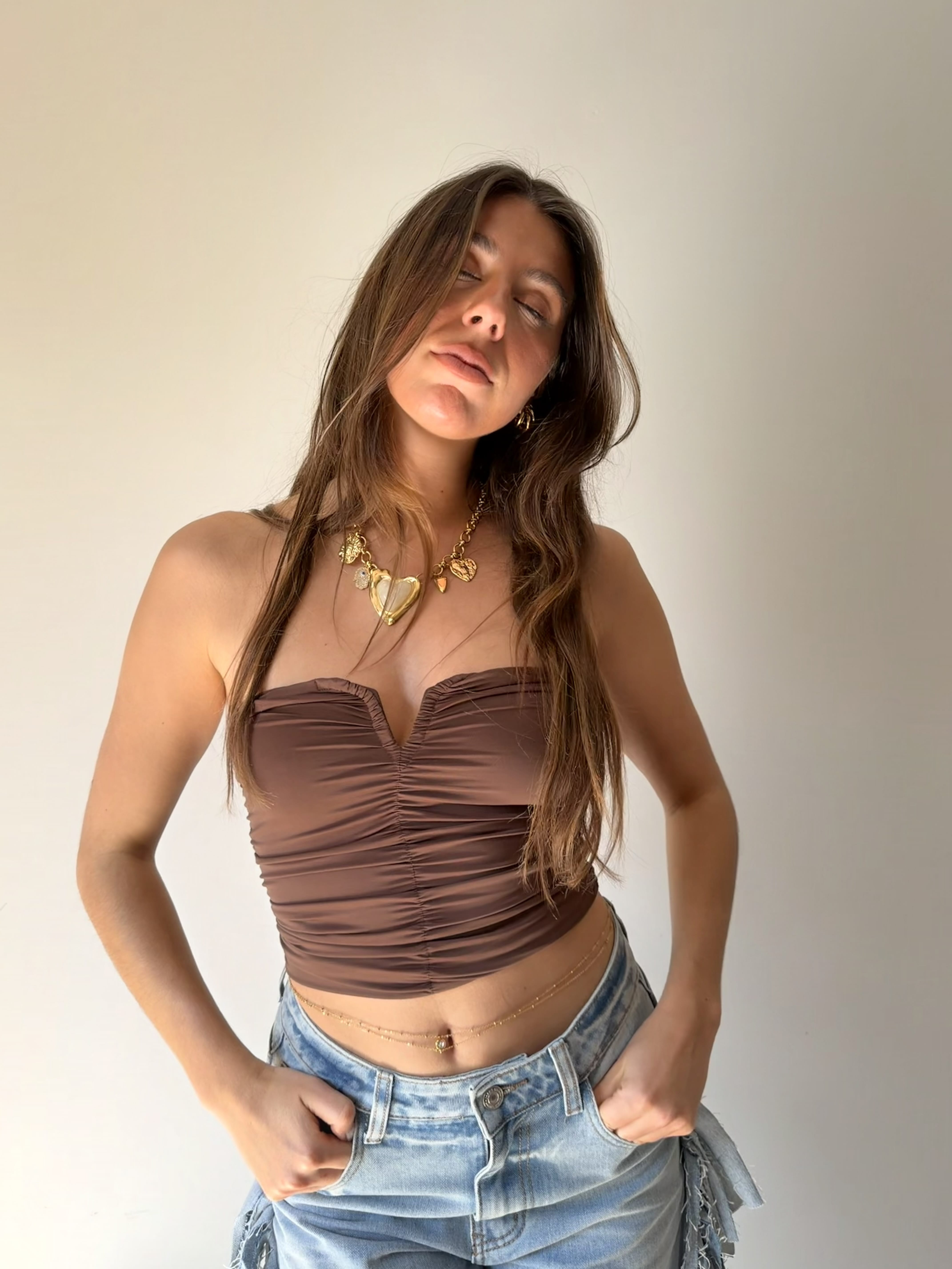 Van De Rock Top Top MARTINEZ marron