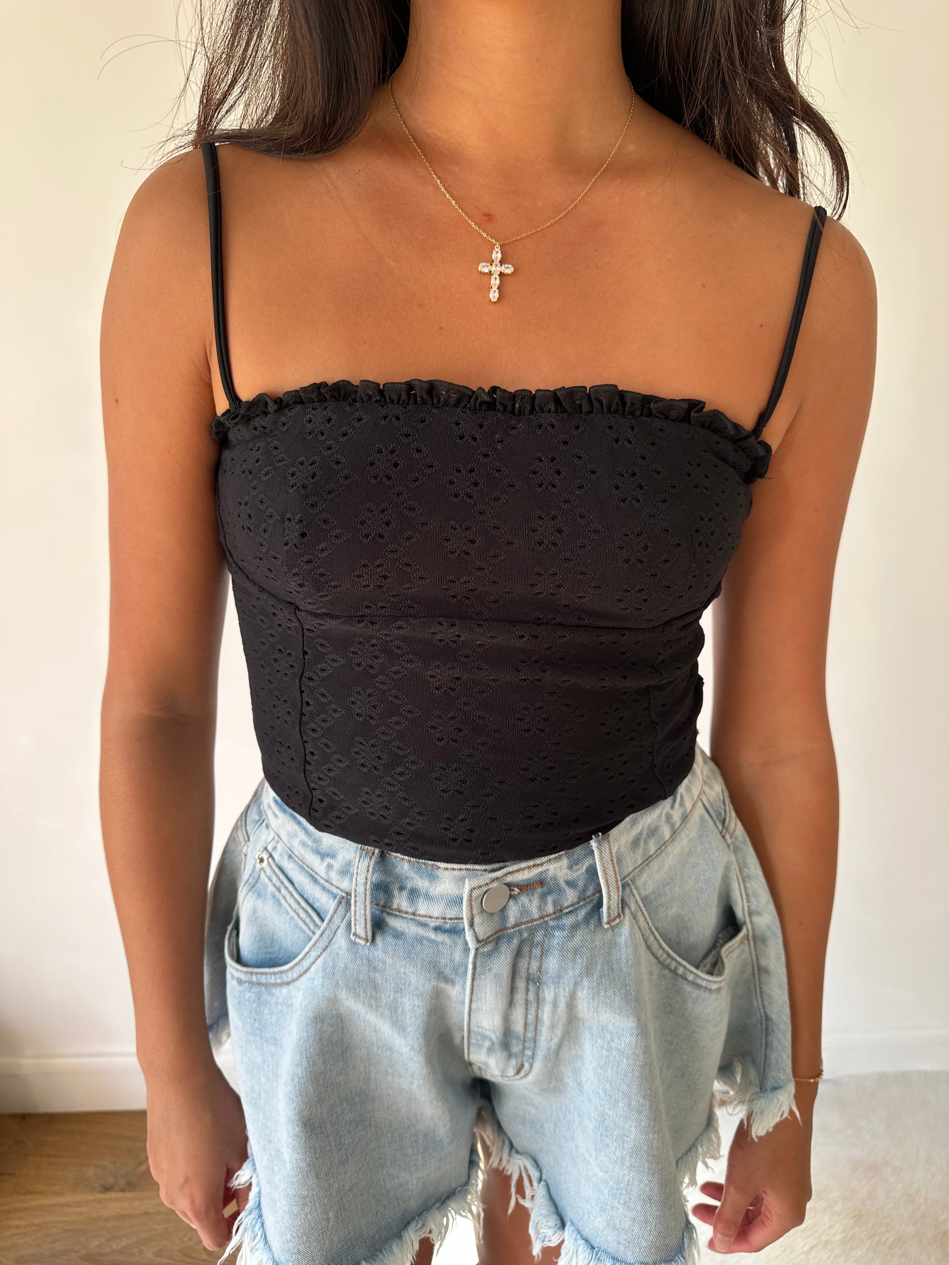 Van De Rock Top Top POLLY noir